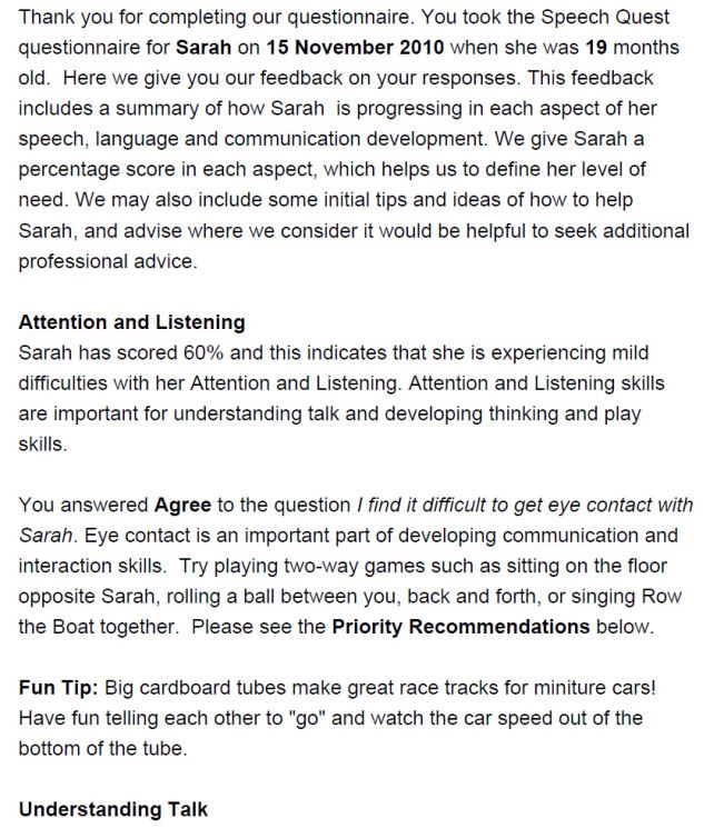 Example Assessment